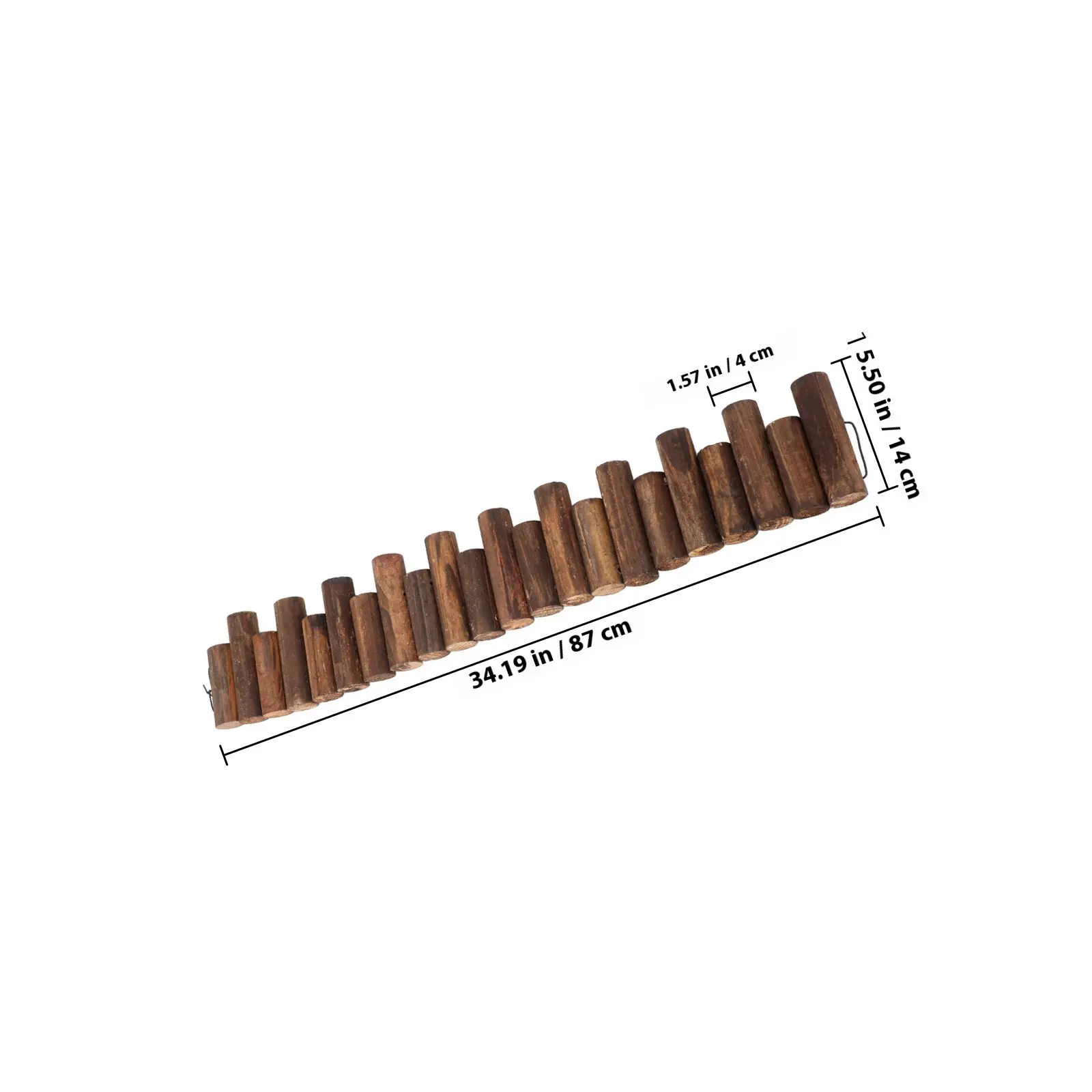Fence Garden Outdoor Plastic Decorative Halloween Christmas Decorative Garden Border Fence Decorative Wood Fence Flower