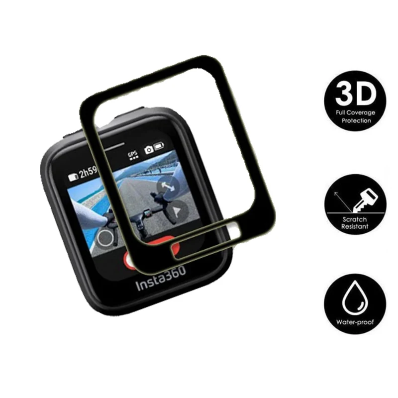

3D изогнутая мягкая прозрачная защитная пленка, полное покрытие для Insta360 GPS, предварительный просмотр, удаленный ЖК-дисплей, защитная пленка, аксессуары