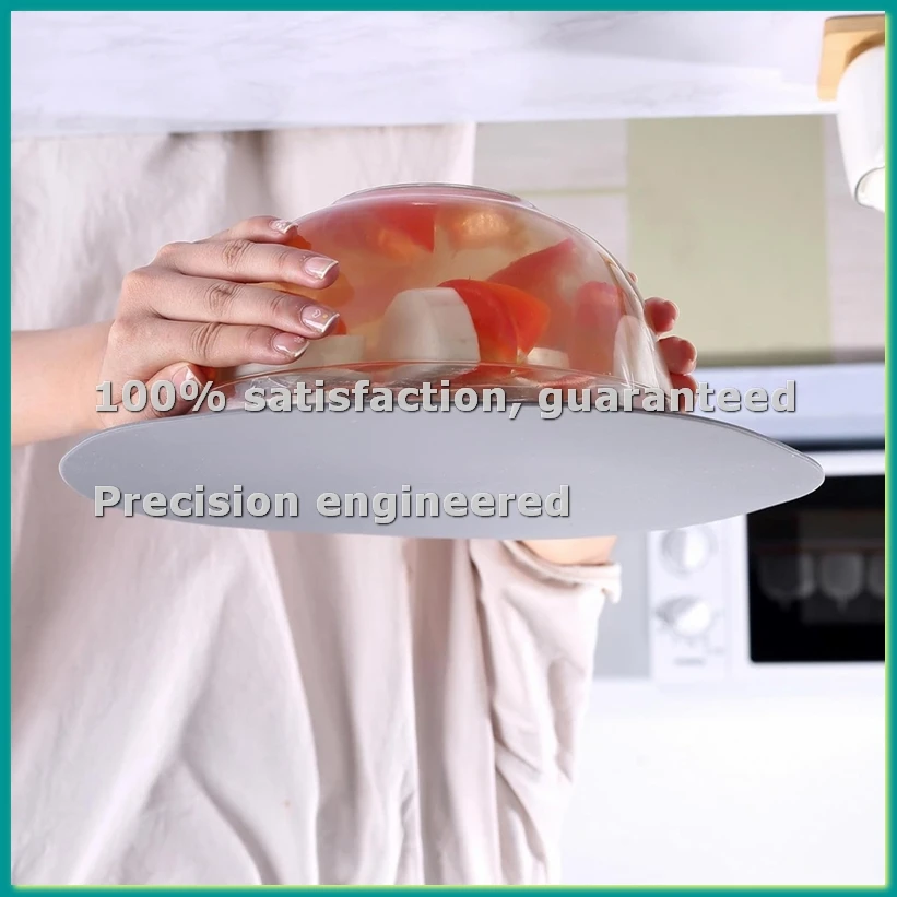 Silicone Microwave Mat - Round 12inchx12inch - 4pcs Heat Multifunctional Mat, Splatter Guard, Trivet, Hot Pad-A46I