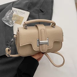 Designer Luxury Soft Top-Handle Tote Women Pu Leather Handbag Girl Brand Shoulder Messenger Bag Female Mini Small Square Bag