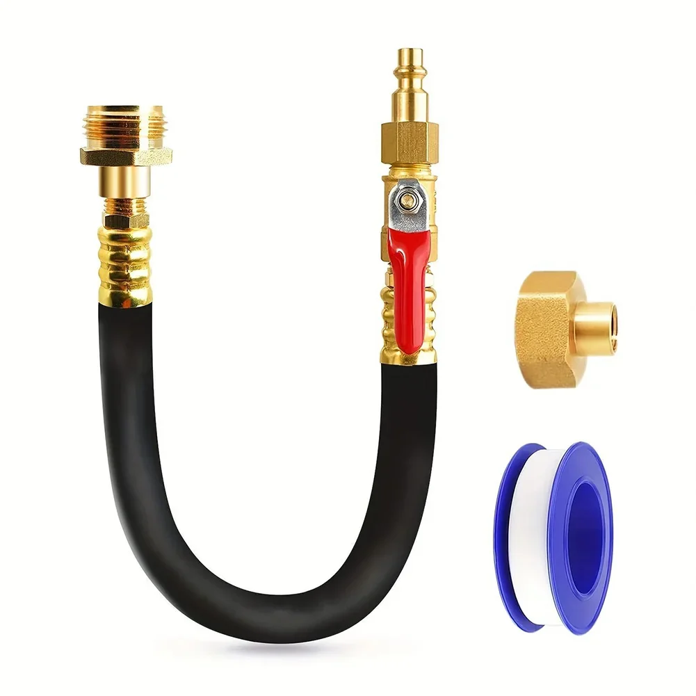 Prevent Waterline Freezing Air Compressor Quick Shut Off Valve Heat Resistant Waterproof Design Wear-resistant