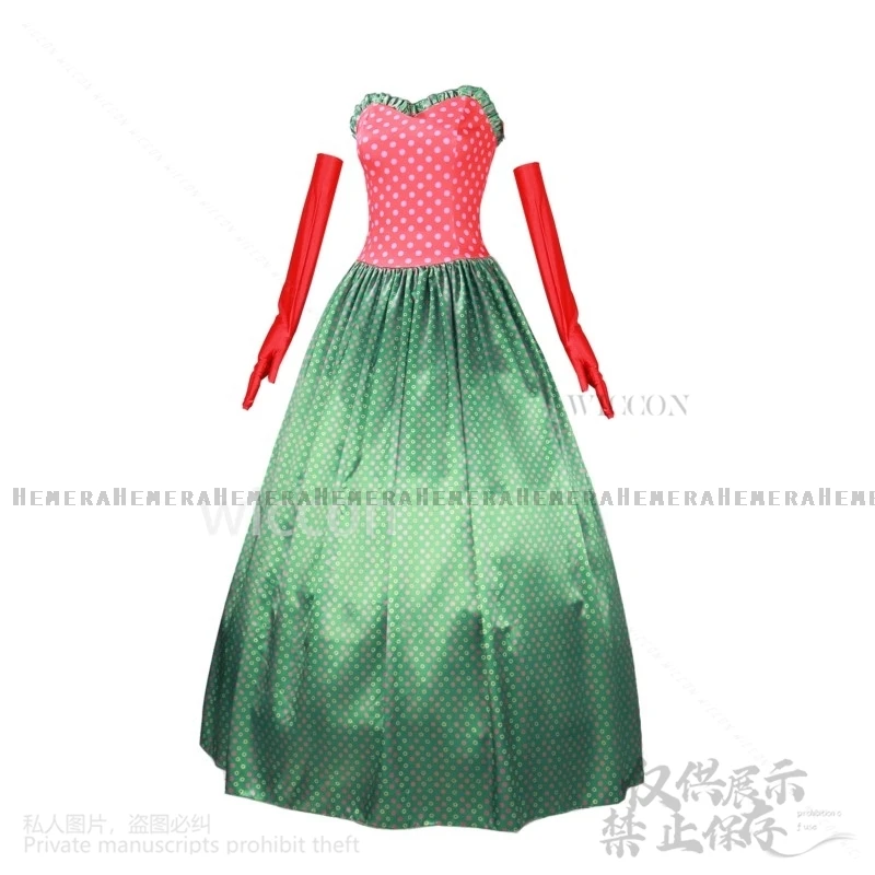 Anime Movie Christmas Costume Red Green Dress Lolita Cosplay Martha May Whovier Uniform For Girls Woman Halloween Customized