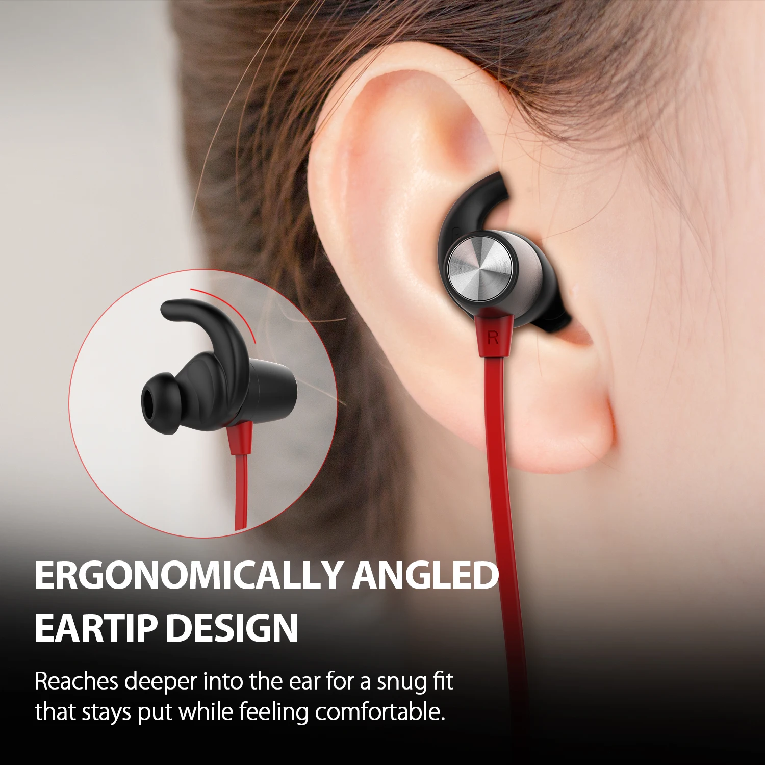 

Magnetic Wireless Stereo Sports In-Ear Headphone with HD Mic CVC 6.0 Noise Cancellation for Most Bluetooth-enabled Smart Devices