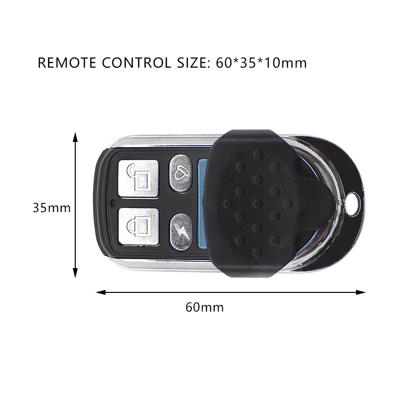 Controle remoto sem fio rf 433mhz 868mhz, cópia de código, duplicador de portão de garagem, chave 433 mhz, abridor remoto