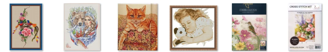 

Наборы для вышивания крестиком: Набор для вышивания на канве Аида с изображением собак в оранжевых шарфах, ткань для вышивания крестиком