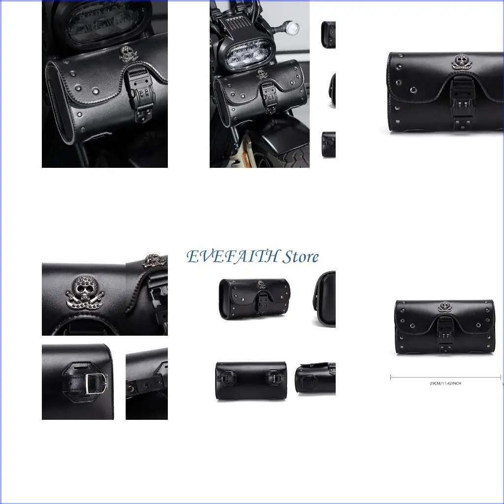 

124B Multiple Position Bike Fork Handlebar Storage Reinforced Stitching Design