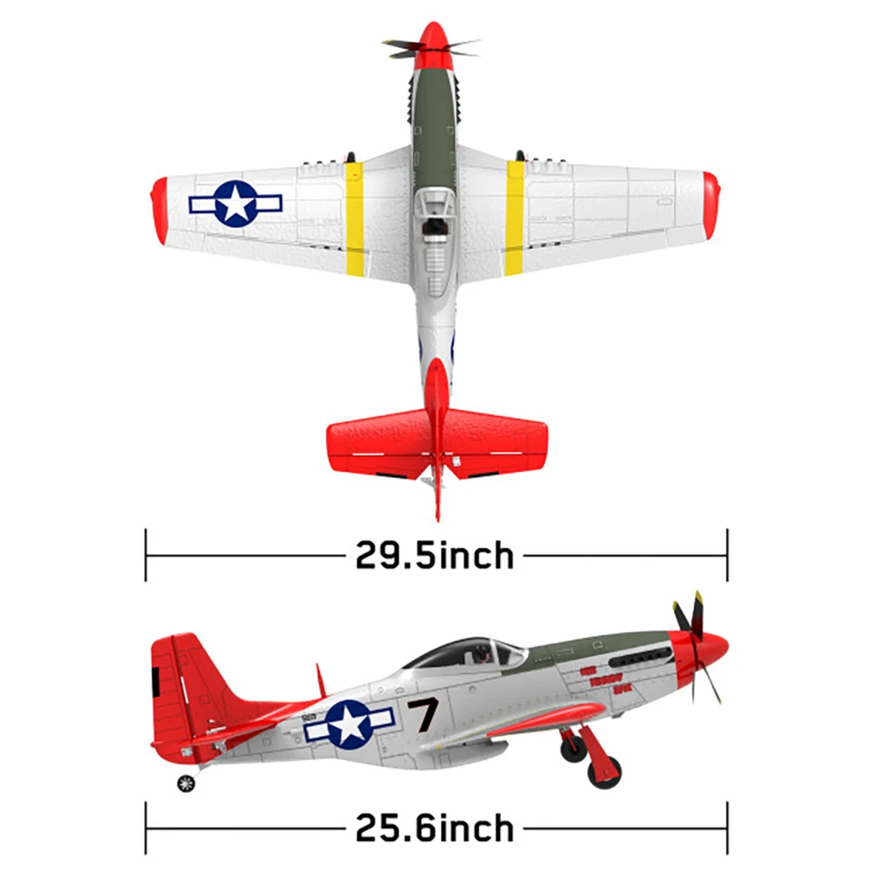 P51D RC飛行機ラジコンマスタング航空機 XPilot 安定化システム付き Sba1d7d9aaca04bf4963d6c9161560