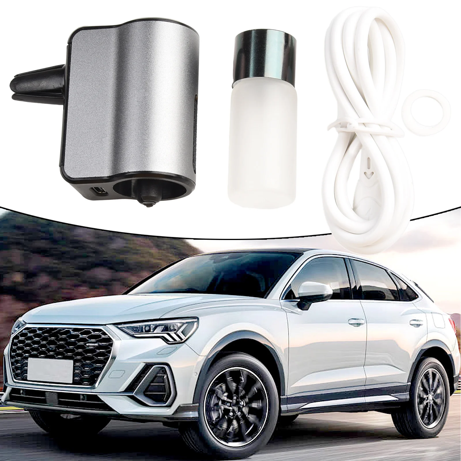 Car Aroma Diffuser Long Lasting Wireless Car Perfume Clip Car Air Freshener Perfume Fragrance Ornaments