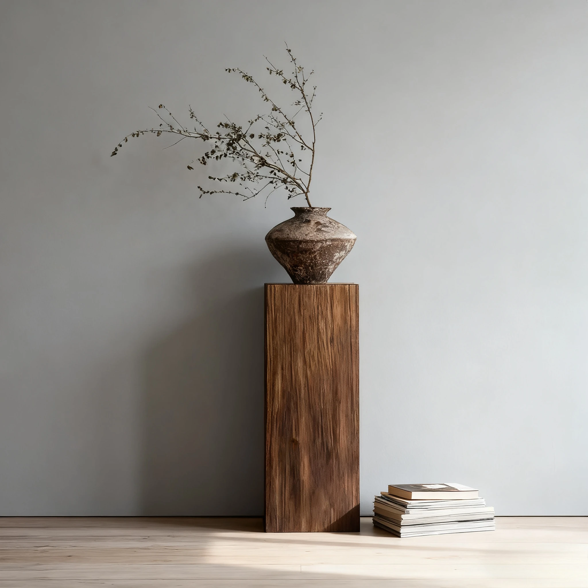 Wooden Plant Stand, Adds a Touch of Organic Beauty to Any Room's Aesthetic