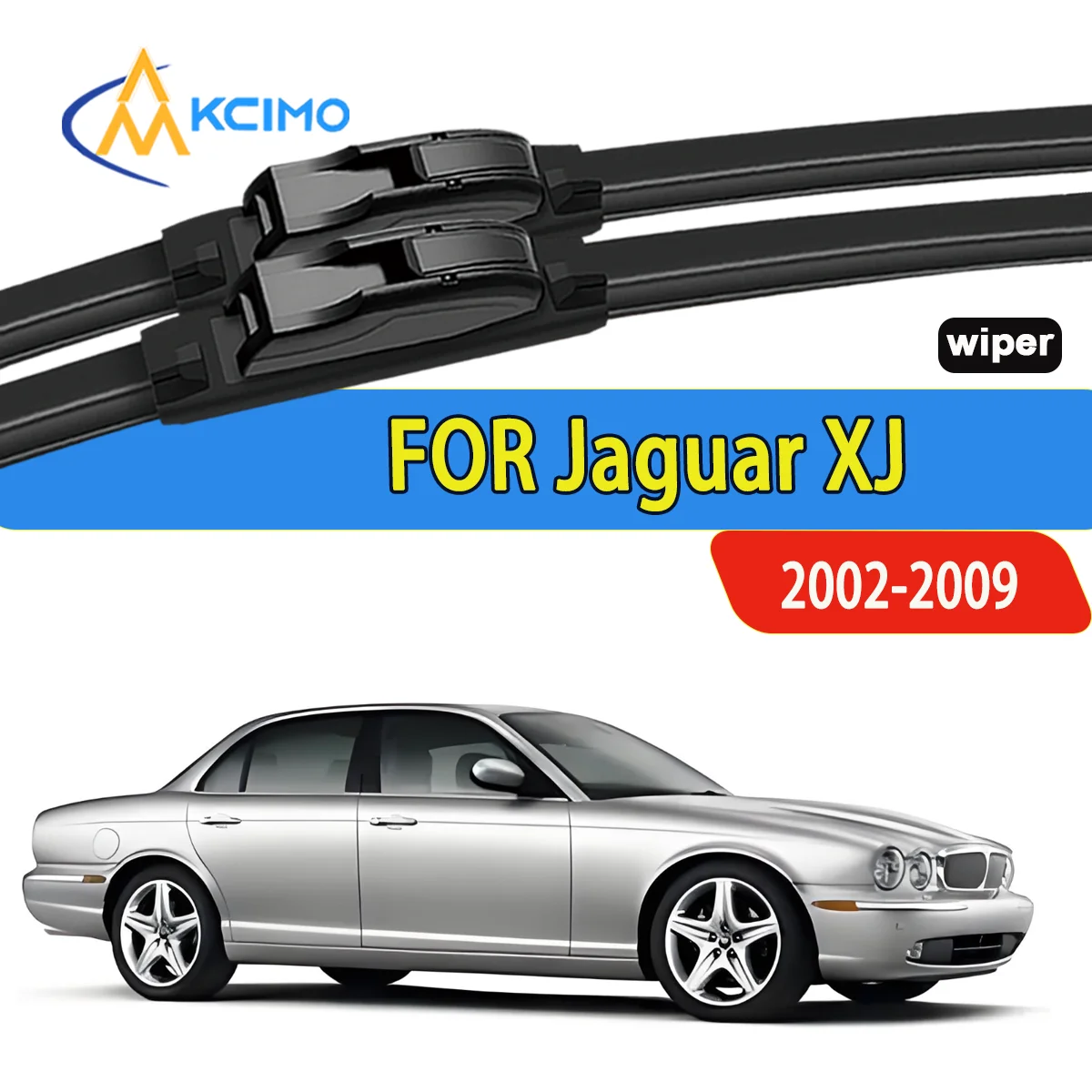 

2pcs Quality Windscreen Silent Black Car Rain Brush Suitable for Jaguar XJ X350/X356/X358 2002-2009 Jaguar XJ6, Jaguar XJ8 Wiper