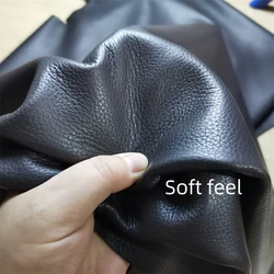 0.9/1mm Dark Brown Cowhide Leather.  First Layer Leather.  Real Leather Fabric.  Diy Sofa Repair By Hand. Package Chair