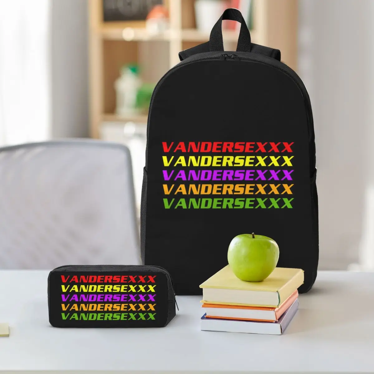 Club Vandersexxx Backpack Boys Girls BookBag School Bag Shoulder Bags 3ps Insulated Lunch Bag Pencil Case