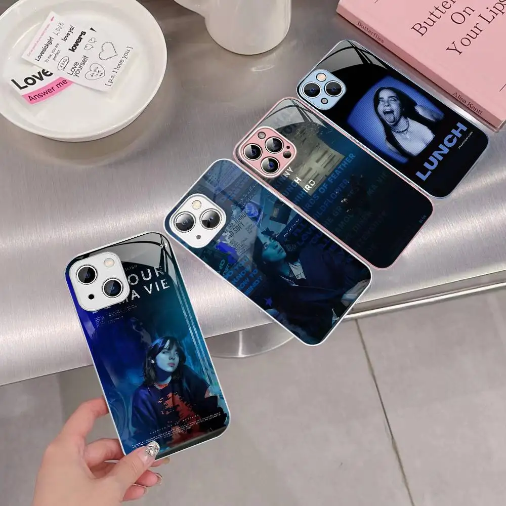 

Hit Me Hard And Soft B-BillieS Phone Case Tempered Glass For Iphone 14 13 12 11 Pro Mini XS MAX 14Plus X XS XR Cover