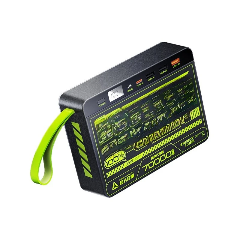 

Speed 70,000 mAh Large Capacity 145W Portable Energy Rubik's Cube Outdoor Mobile Power Supply Fast Charge Power Bank