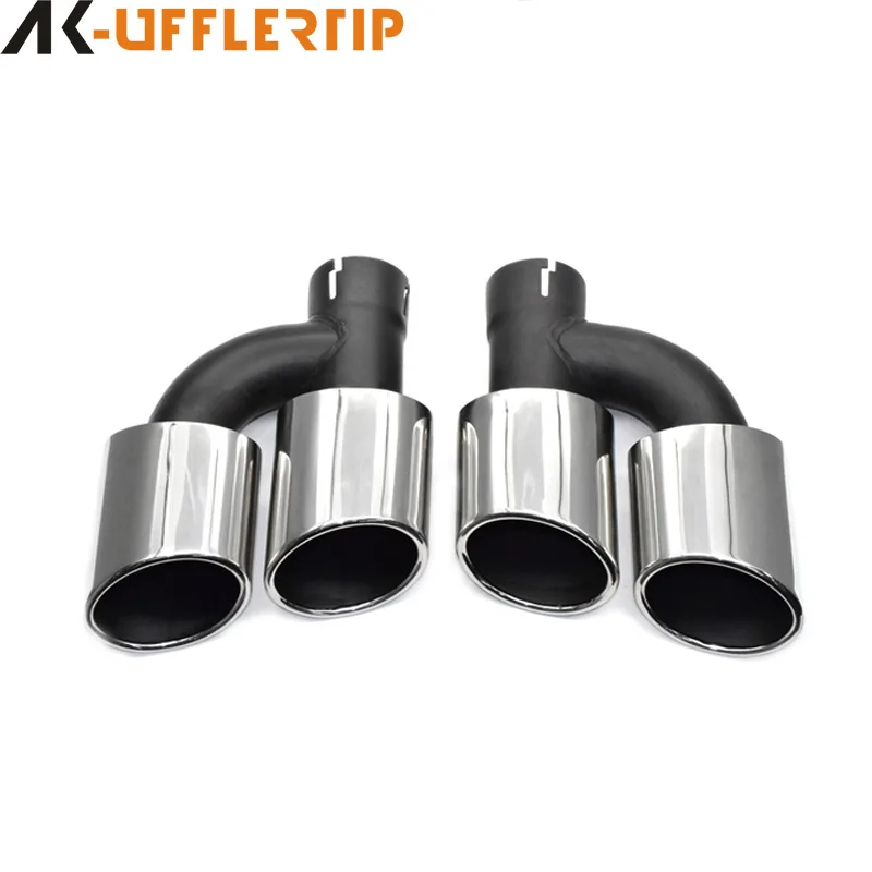 

Suitable for Audi A4LA5A6LA7 tail nozzle exhaust pipe modified S6S4S7S5 four-out stainless steel carbon fiber tail throat