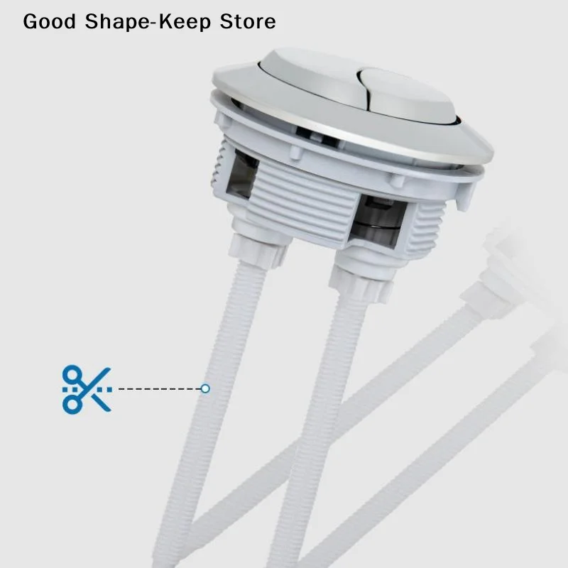 daily38mm 48mm 58mm Toilet Tank Valve Dual Button Water Saving Flush Parts Quick Fit Bathroom AccessoryDaily products
