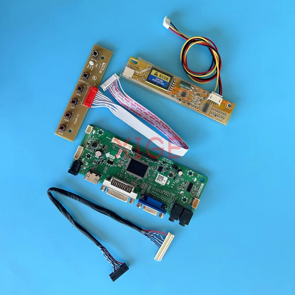 

Для LP154W01-A1/A3/A5 LP154W01-TL плата драйвера контроллера ЖК-дисплей 1CCFL DIY Kit DVI VGA 1280*800 LVDS-30Pin HDMI-совместимый