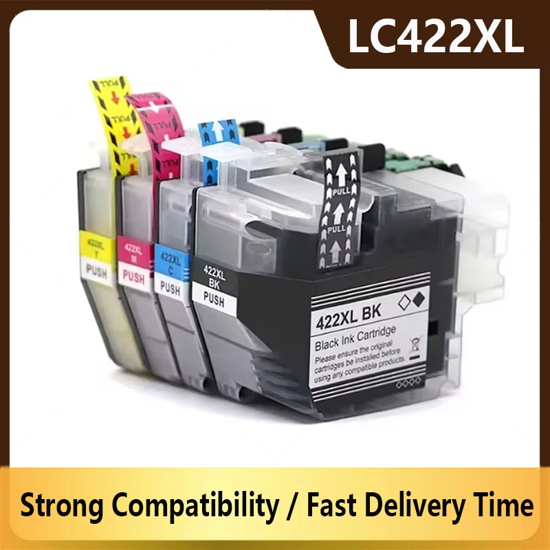 Совместимый картридж высокой емкости LC422XL LC422 для принтера Brother MFC-J5340DW MFC-J5345DW MFC-J5740DW MFC-J6540DW J6940DW
