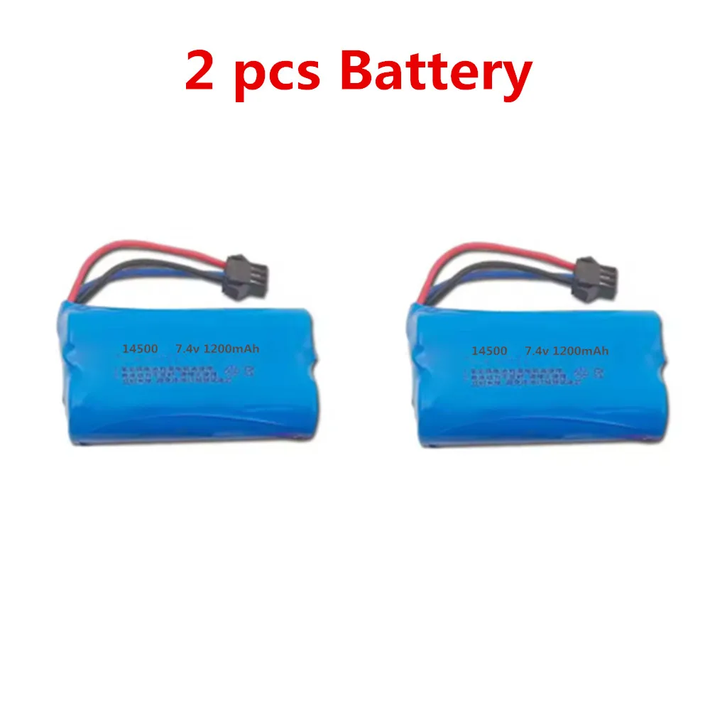 D90 Battery / 7.4v 1200mAh / Charging Cable / Suitable For:  D90  MN98 MN99S RC Car   Spare