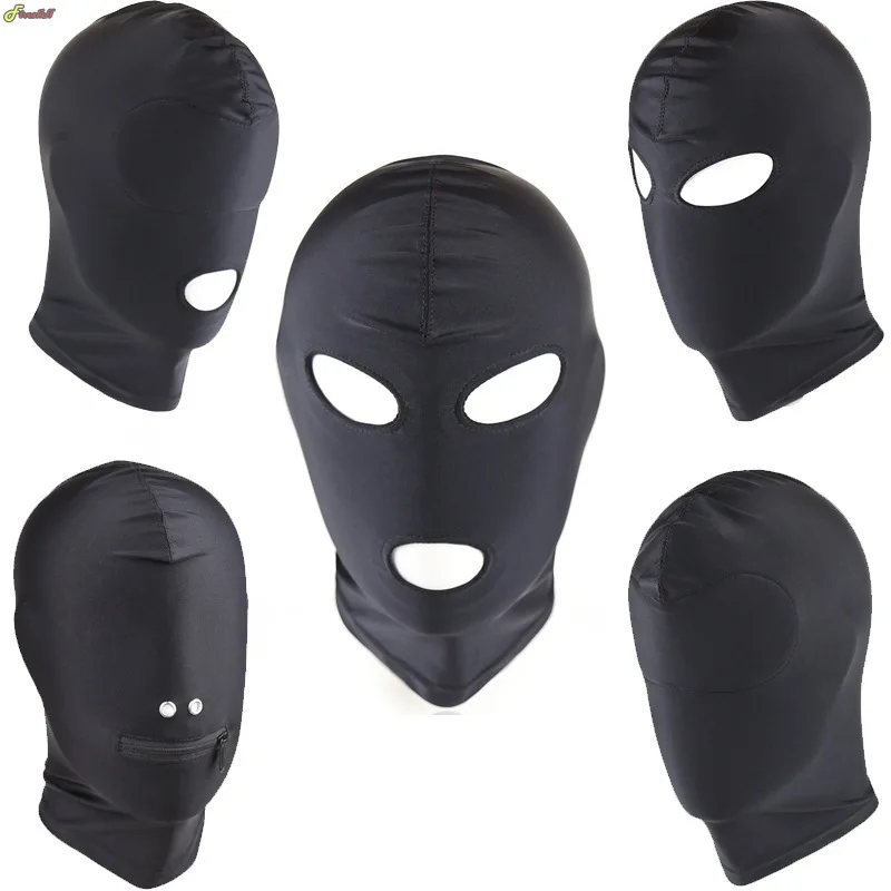 Elasticity Balaclava Cap Unisex Standard Seamless Fetish Hoods for Halloween Cosplay Party Hat Tactical Face Mask Games