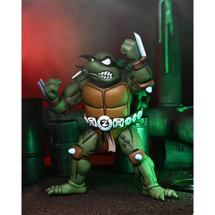 7 inch original NECA Adventures series issue 1 turtles Slash Evil ninjas Action Figure model toy kid gift