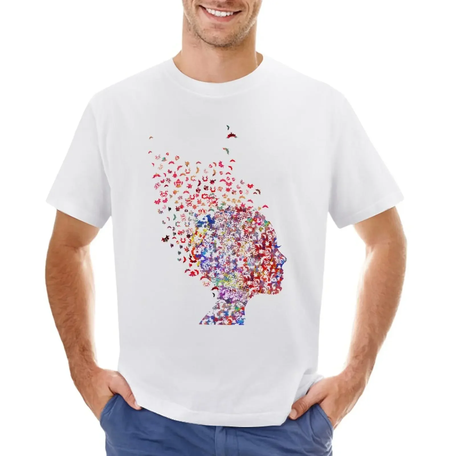 Mind and psychology, Rorschach, Rorschach card T-Shirt Short sleeve tee summer top for a boy t shirts men