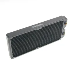 Gnorium 280mm 2 x 14cm Water Cooling Copper Radiator Liquid RD280CD