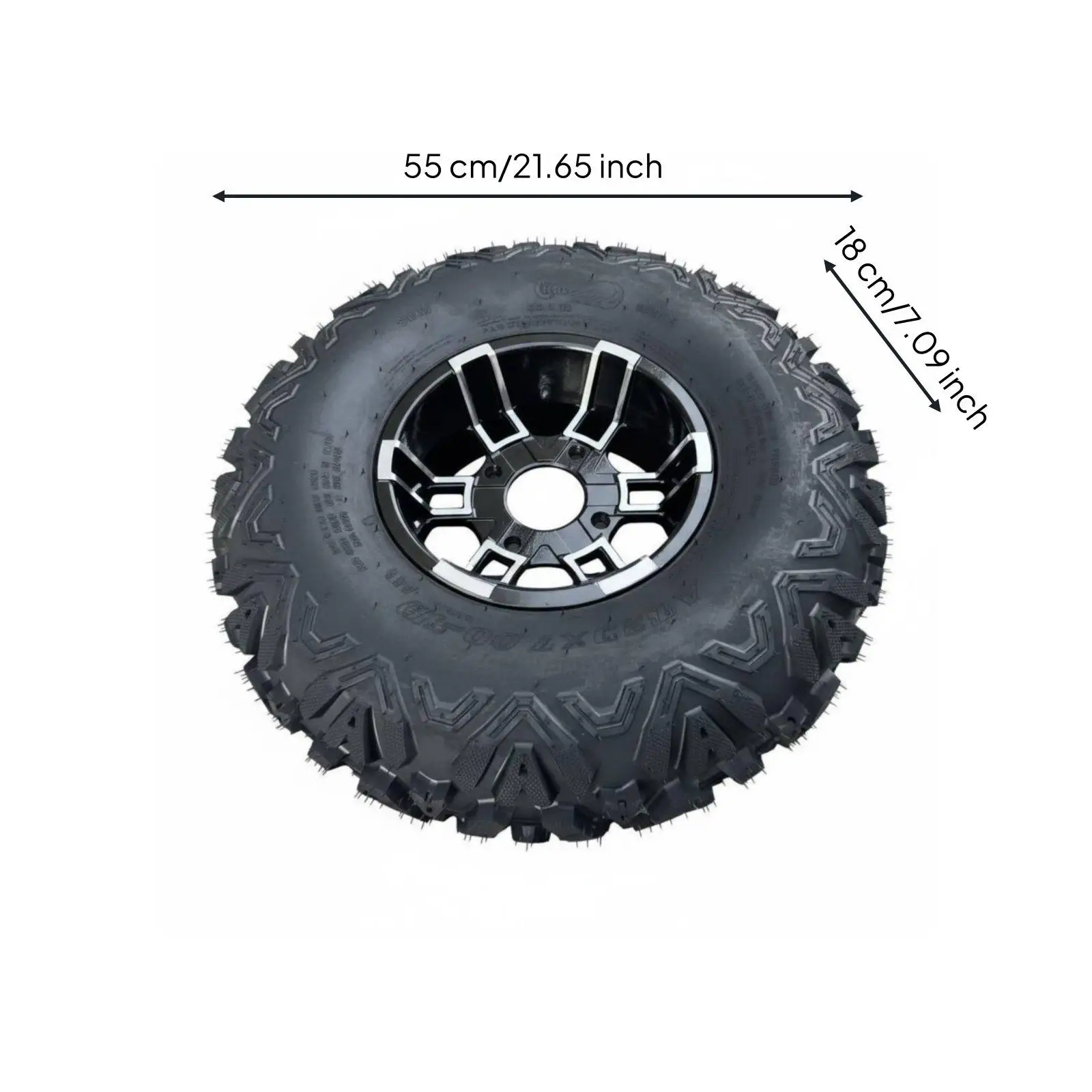 Lightweight Aluminum Atv Wheel Rim 4 Piece Set 23X7 22X10 10 Inch for Utility Vehicle Off Road Upgrade