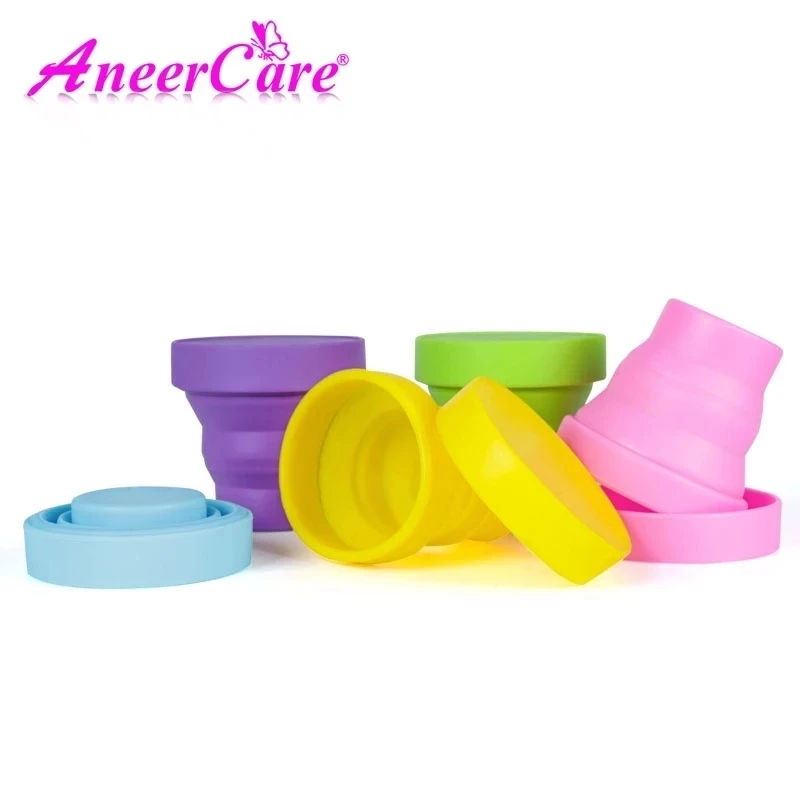 Menstrual Bowls Cup Medical Silicone Vagina Sterilizer Hygiene for Women Period Menstruation Bowl Silicon Women\'s Cups Personal