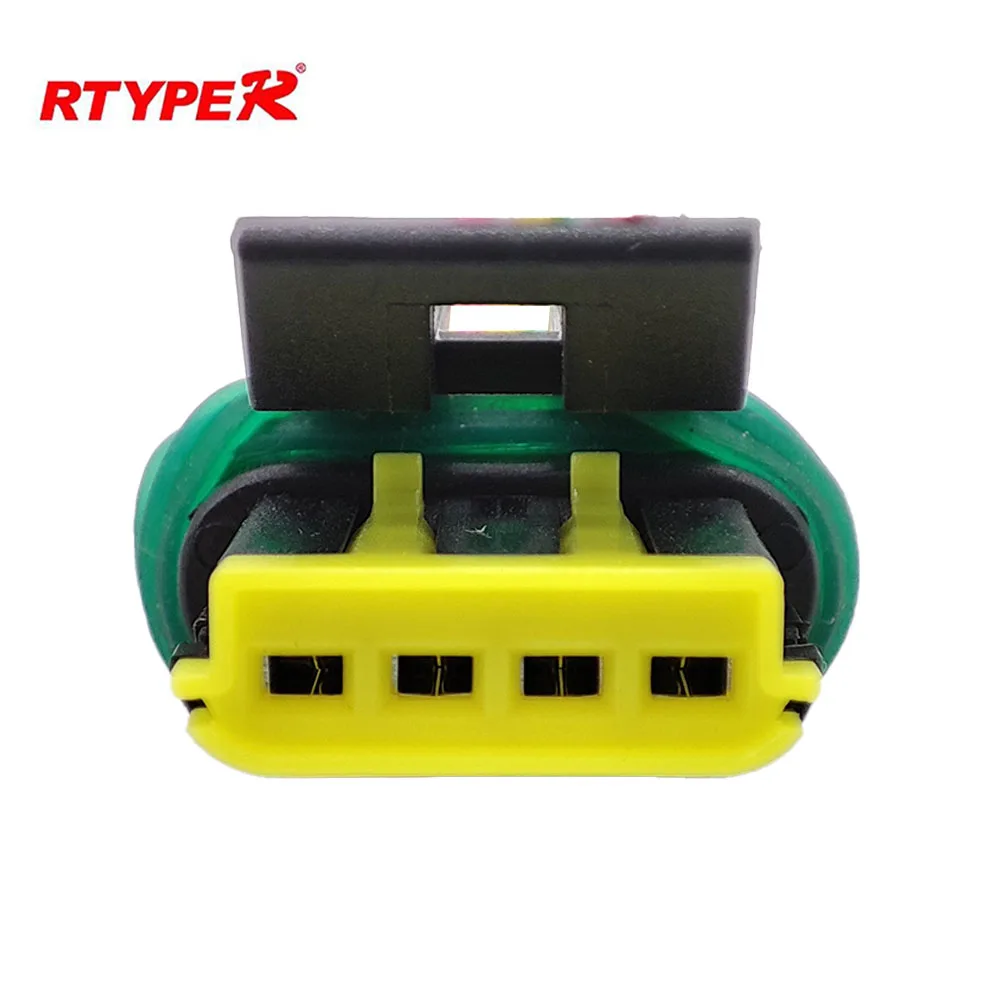 444046-1 1/5/10 Set 4 Pin Waterproof Auto Electric Wire Socket Connector Idle Motor Plug