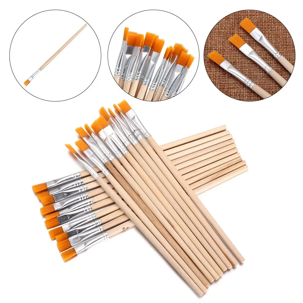 10pcs Gifts Watercolor Art Supplies Drawing Brush Paint Brushes Painting Pen Hook Line Pen