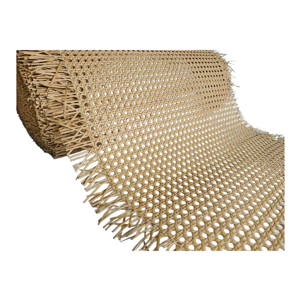 Trimmable Coffee Brown PE Wicker Simulation Panel for Home Office Partition Wall Cabinet Covering and Decoration Use
