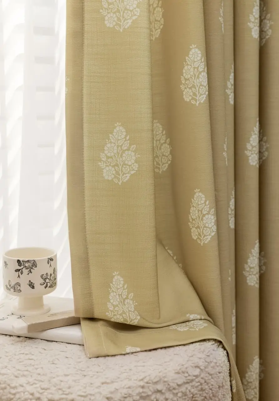 

- Linen Blend Pinch Pleated Curtains 108 Inches Long for Living Room, Bedroom, Dining Room, Light Filtering Curtains 2 Panels Se