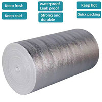 5M PET Aluminized Film Radiator Reflectives Film Foil Thermal Insulation Film Thermal Insulation Films Home Decoration