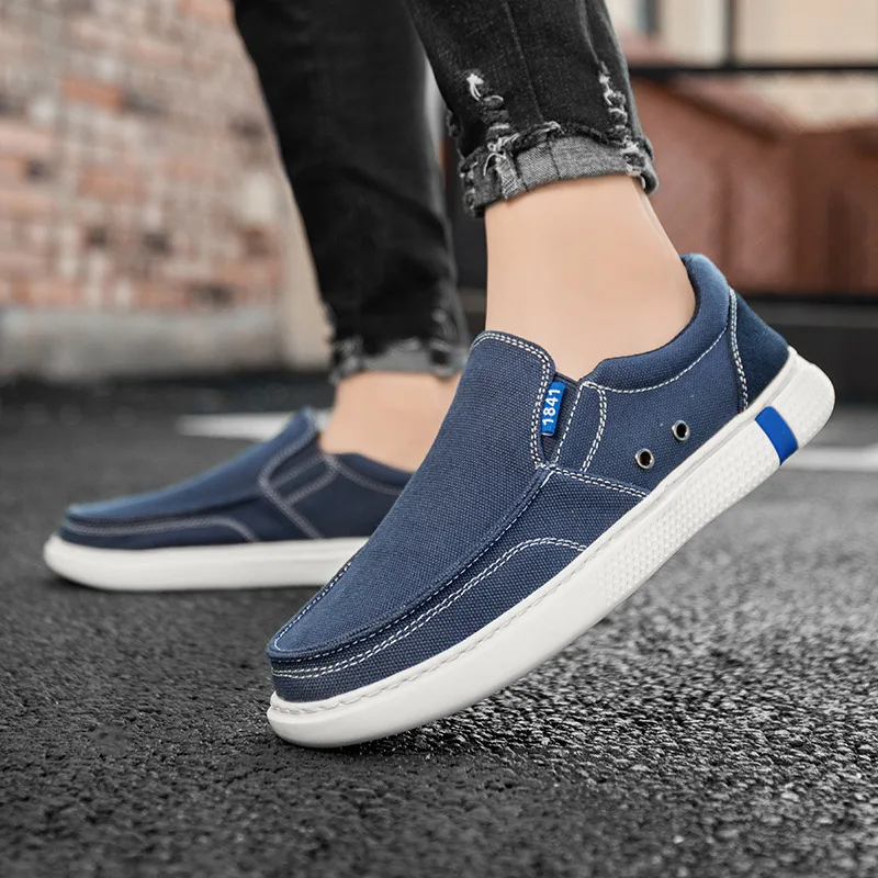 

Slippers Men Casual One Stirrup Shoes Lightweight Comfortable Loafers Dad Shoes Soft Breathable Non-slip Breathable Canvas