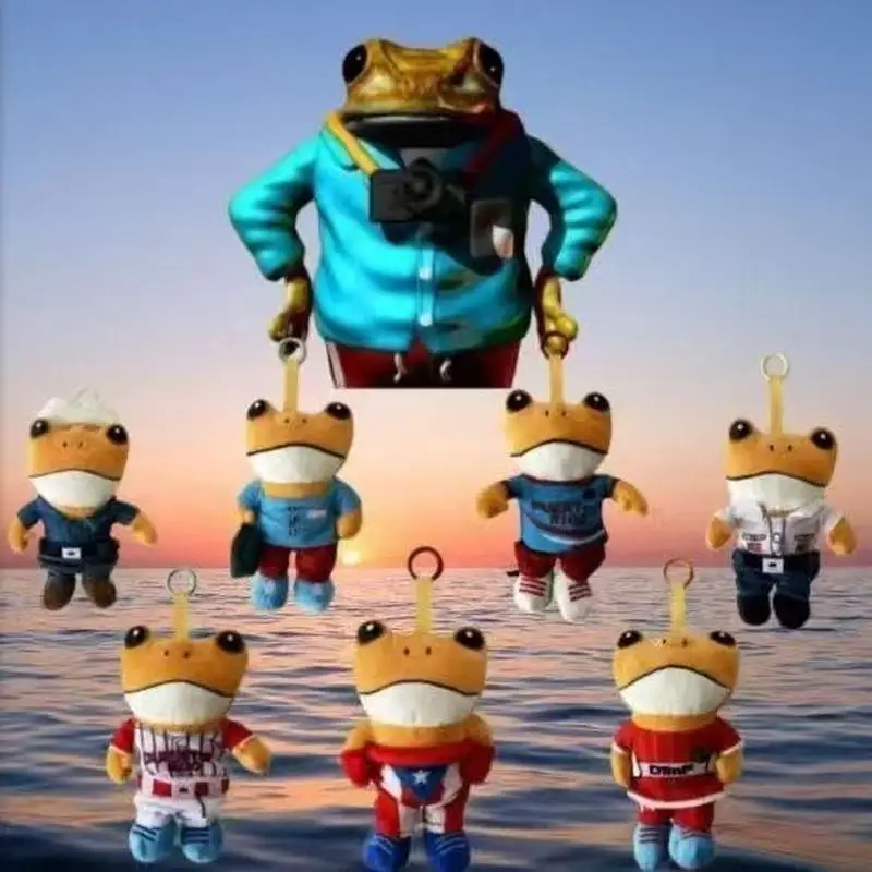 

2025 NEW Sapo Concho Plush Dolls Cotton Frog Doll Anime Peripherals Soft Doll Collection Room Decoration Toy Kid Birthday Gifts