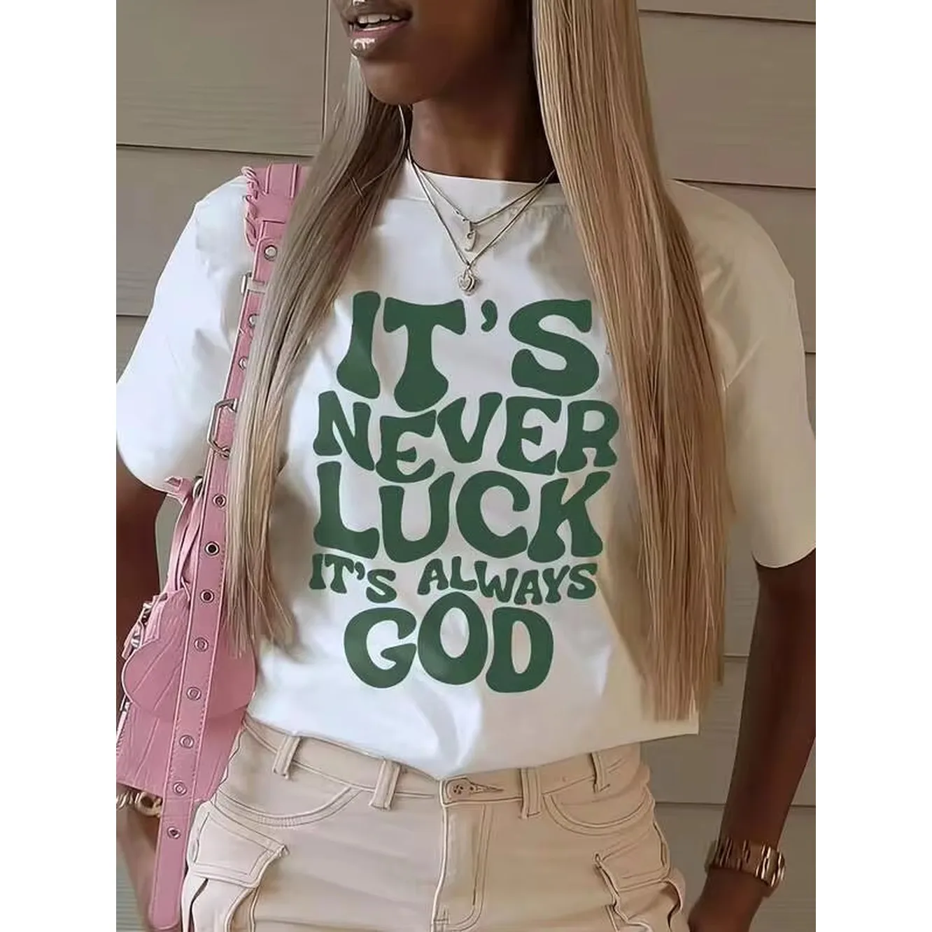 Teen Girl Clothes,Casual T-Shirt With Inspirational Quote 