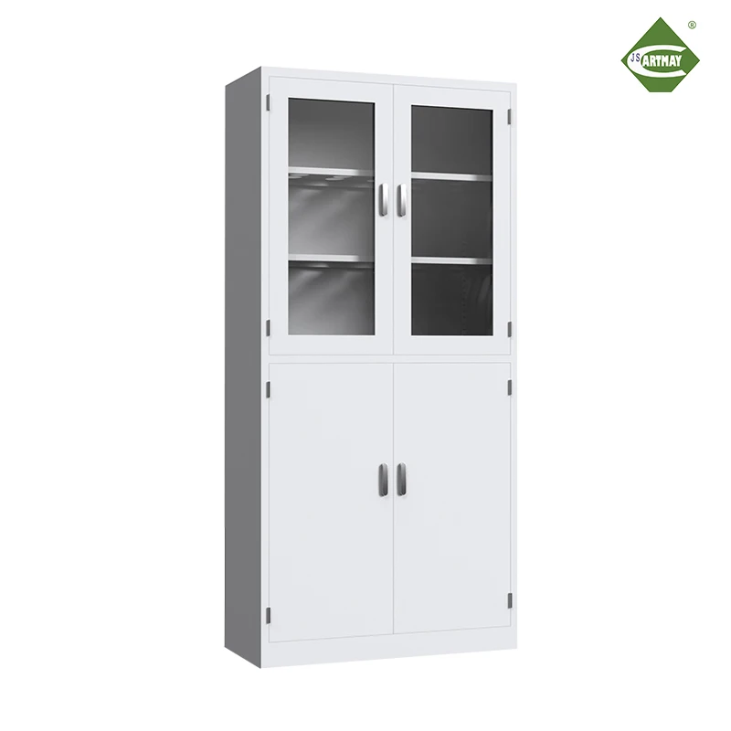 خزانة تخزين زجاجات الكاشف الكيميائي للمختبر Cartmay، خزانة أوعية زجاجية