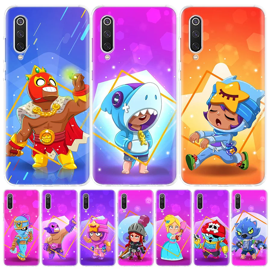 휴대폰 케이스, 만화 캐릭터 투명 실리콘, 샤오미용, 샤오미 레드미 노트 10 프로, 10S, 11, 11S, 11T, 11E, 12, 9, 9S, 9T, 8, 8T, 7, 6, 5 용 커버