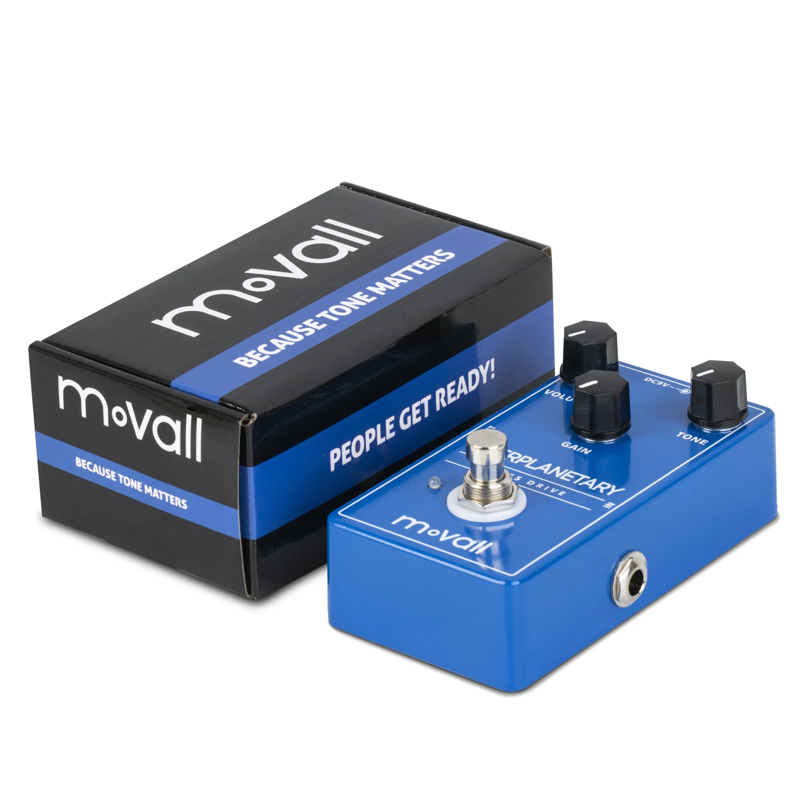 Movall MP100 Interplanetary Blues Drive Pedal Overdrive Guitar Effect with True Bypass