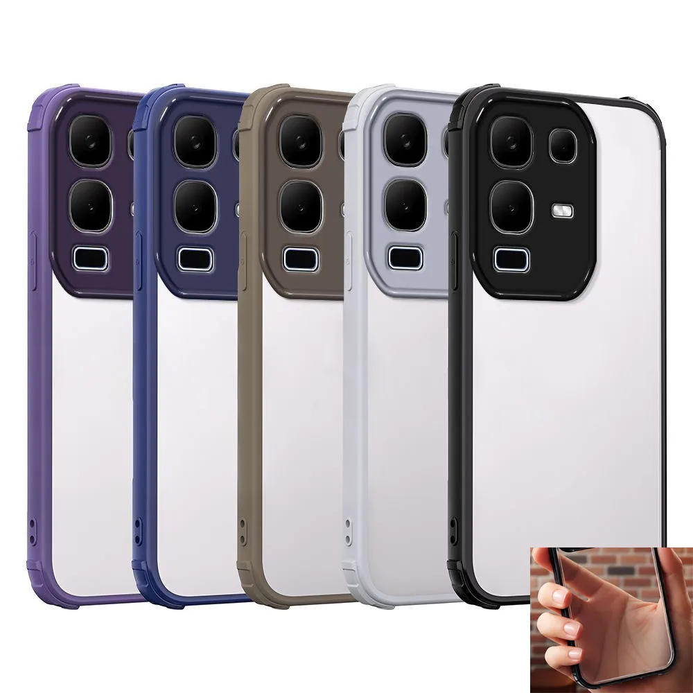 Para Infinix Note 50x funda Infinix Note 50 funda de teléfono Note 50 Pro + funda protección anticaída cubierta trasera acrílica dura a prueba de golpes