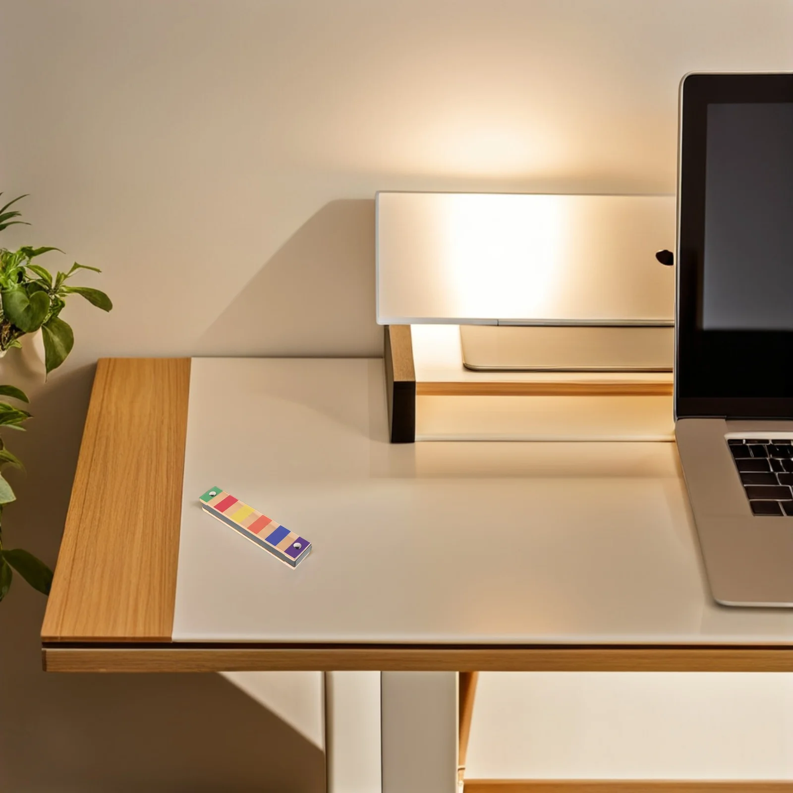 

2Pcs Kids Wooden Harmonica Double Row 16 Hole Compact Musical Instrument for Preschool Elementary Beginners Music Exploration