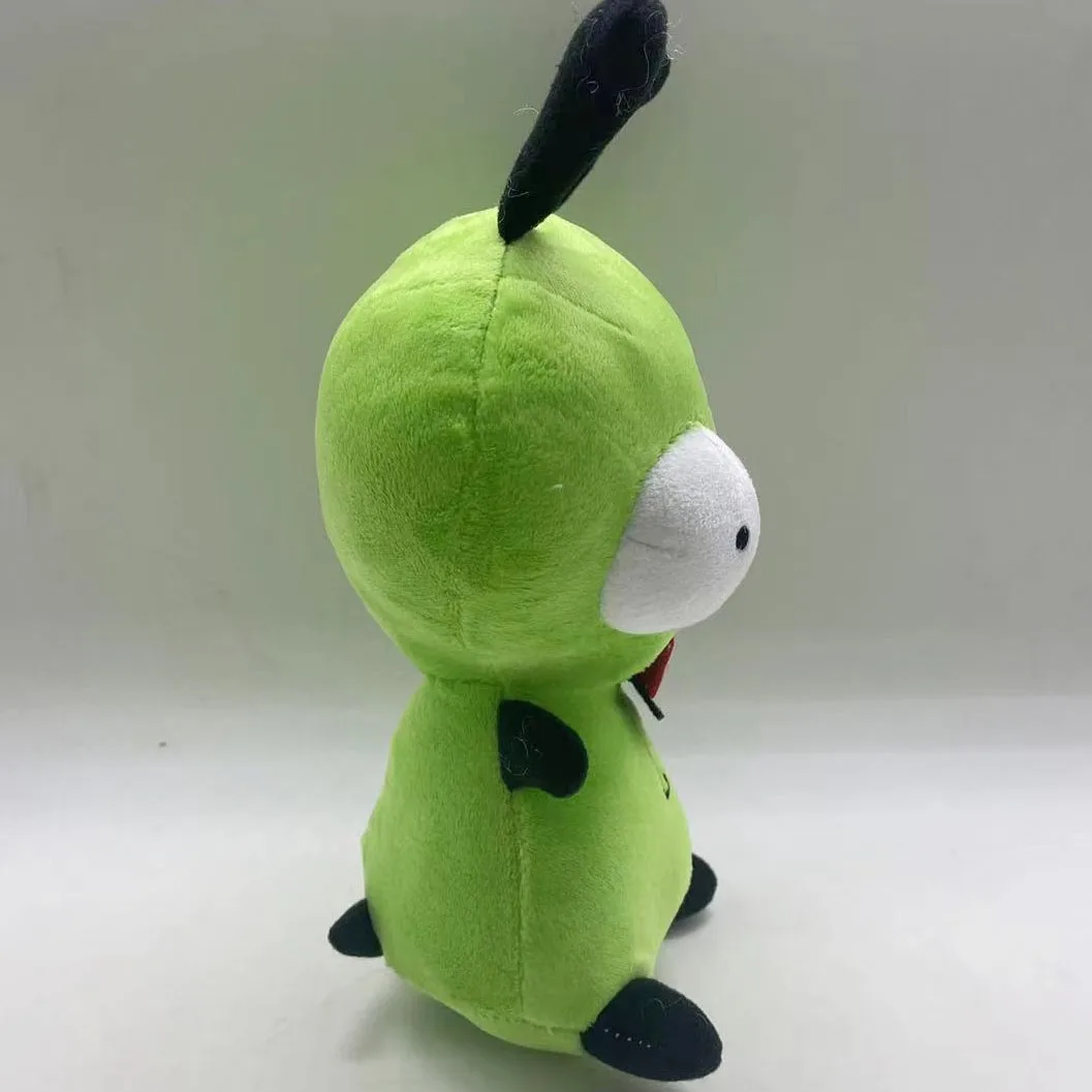 25cm Alien ET 3D Eyes Green Invader ZIM GIR Dog Plush Figure Toy Soft Stuffed Collectible Toy Christmas Gift Toys for Children