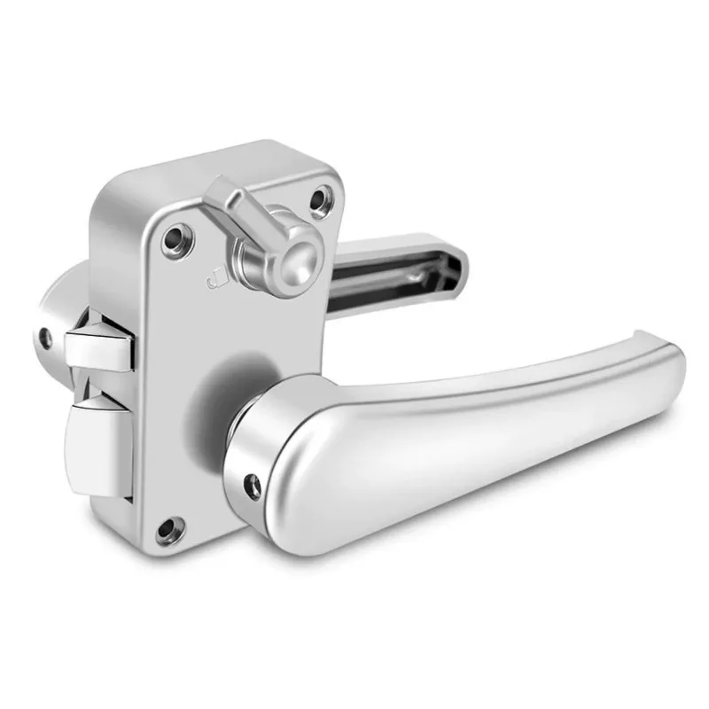 Double unlocking inside and outside, trailer, RV, caravan, toilet, zinc alloy door lock