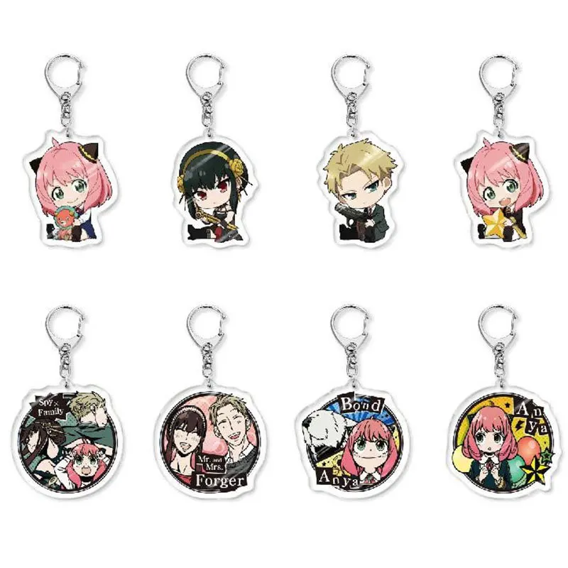

Anime Spy×family Acrylic Keychain Jewelry Animation Products Friends Fans Key Chain Bag Charms Creative Exemplary Pendant Gift