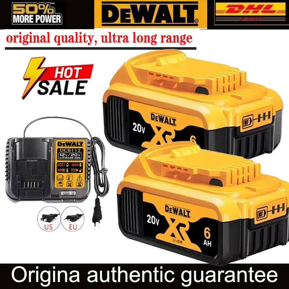 

DEWALT Original 18V, 20V,6.0AH, DCB115, DCB118 battery charger, fast charging, lithium battery, DEWALT Power tool battery