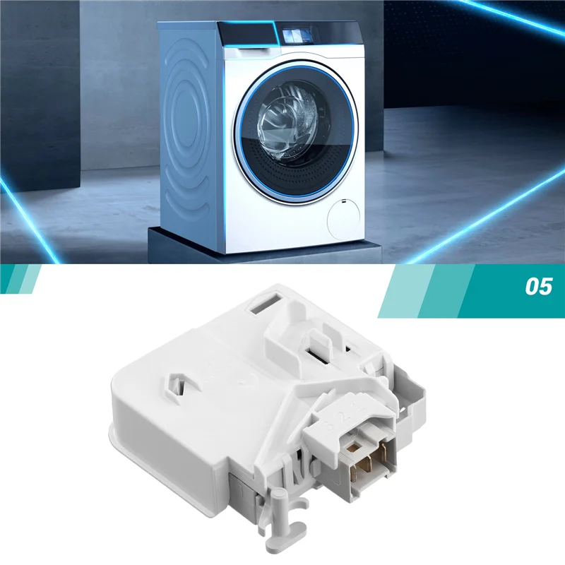 EAS-для барабанной стиральной машины Siemens, дверной замок, дверной переключатель, аксессуары WS10M368TI/WM10S36, запасные части