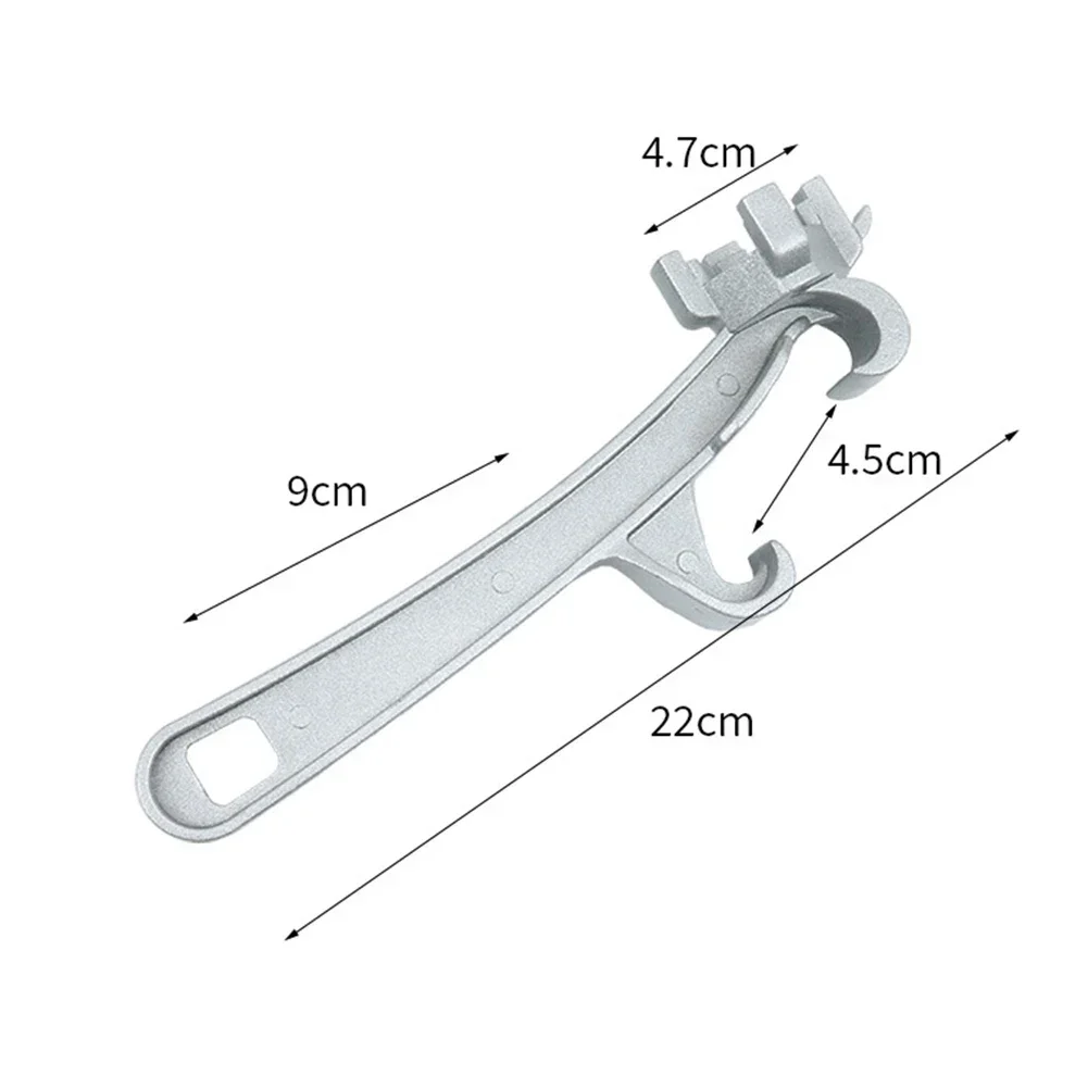 

Aluminum Wrench 3 In 1 Bung Wrench Aluminum Wrench 1-piece Design Double-head Design Ergonomic Handle For Various Lids