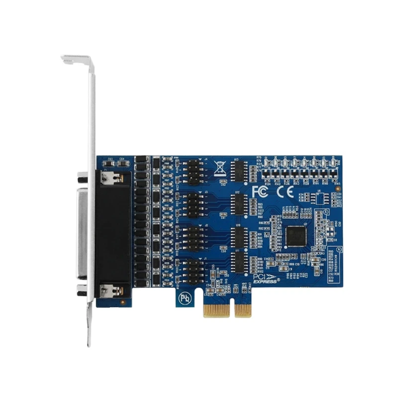 PCI-E to RS232 RS485 PCI Serial Ports Card 9Pin Convertor PCIe Adapter PCIE Expansion Card Adapter Converter Accessories