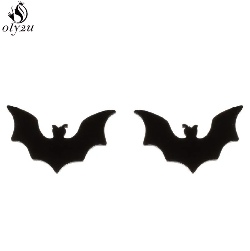 Multiple Mini Stainless Steel Earings Fashion Jewelry Lovely Kangaroo Dolphins Penguin Bat Stud Earrings Women Animal Studs Gift